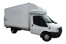 Van Hire Exeter Marsh Barton - Ford Luton Box Tail Lift - Van hire Exeter marsh barton